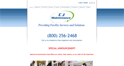 Desktop Screenshot of cjmaint.com